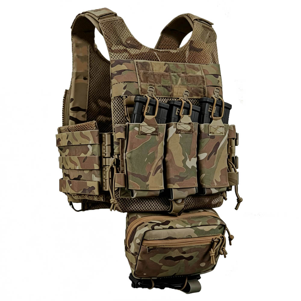 Tactical Plate Carrier Vest Quick Release - LV119 OTB Maritime Taktische Plattenträgerweste Set