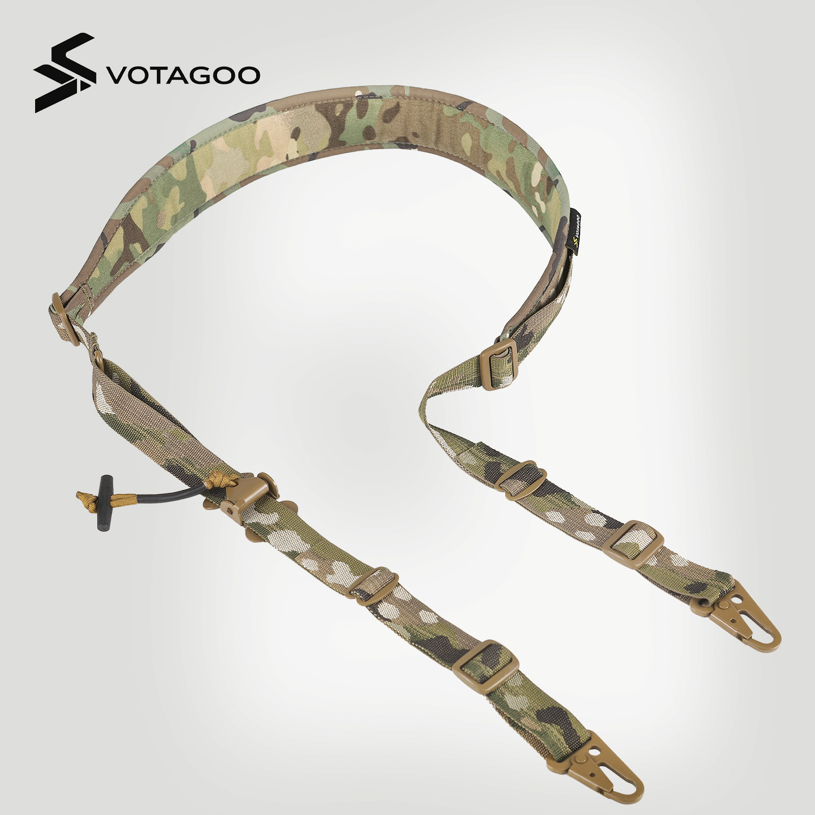 Tactical Sling 2 Point Quick Adjust Rifle - VOTAGOO Taktischer 2-Punkt-Gewehrriemen, Schnell Verstellbarer Gewehrriemen