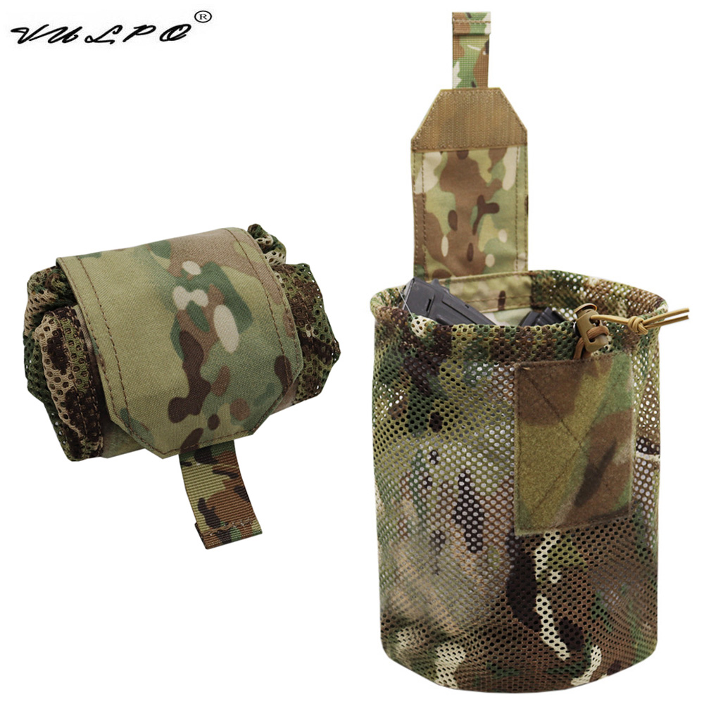 Tactical Dump Pouch Foldable Drop Bag - Vulpo 500d Nylon taktische Mesh Magazin