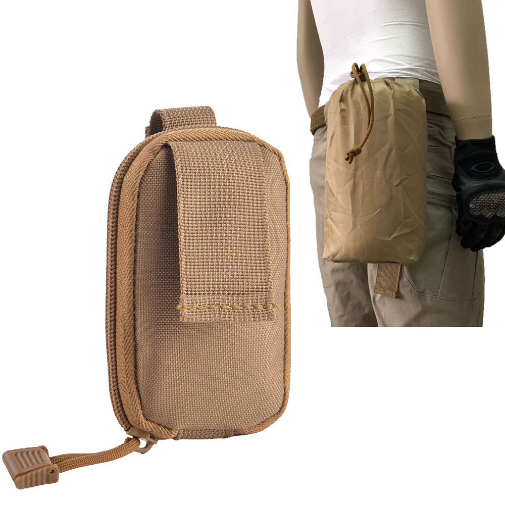 Tactical Dump Pouch Foldable Drop Bag - Faltbare Molle-Tasche Tragbare Abwurftasche Outdoor-Rettungstaschen Taktische