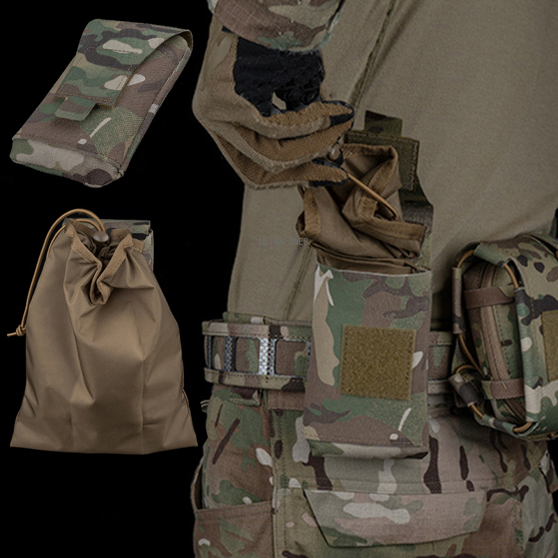 Tactical Dump Pouch Foldable Drop Bag - Outdoor Jagd Taille Packs Taktische Molle