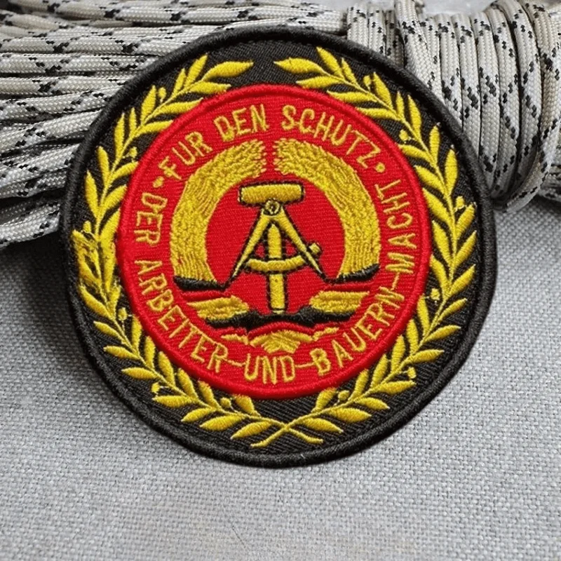 Patch Morale Tactical Military Hook Loop - Ostdeutschland Moral Taktischer Aufnäher DDR Stickerei