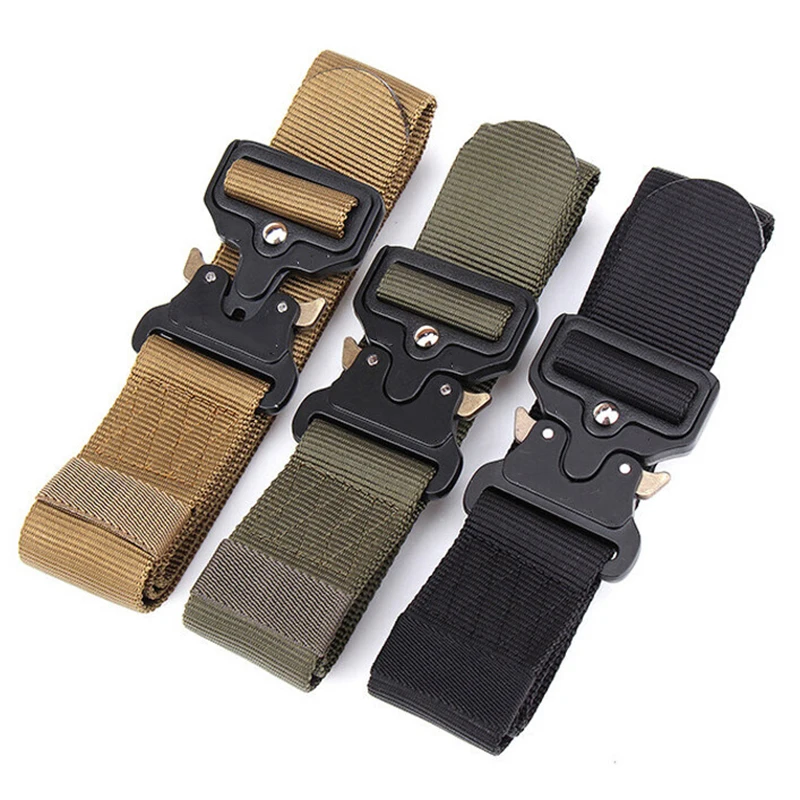 Tactical Combat Belt Quick Release Buckle - Herren Gürtel Armee Outdoor Jagd Taktische