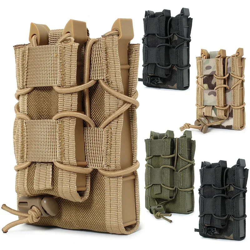 Molle Mag Pouch Double Magazine 5.56 9Mm - 7U 5.56 9mm Molle-Magazintasche AK AR