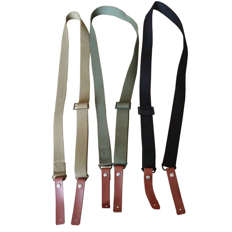 Tactical Sling 2 Point Quick Adjust Rifle - Taktischer AK-Gewehrgurt aus Leder, Airsoft-Gewehrriemen, Outdoor