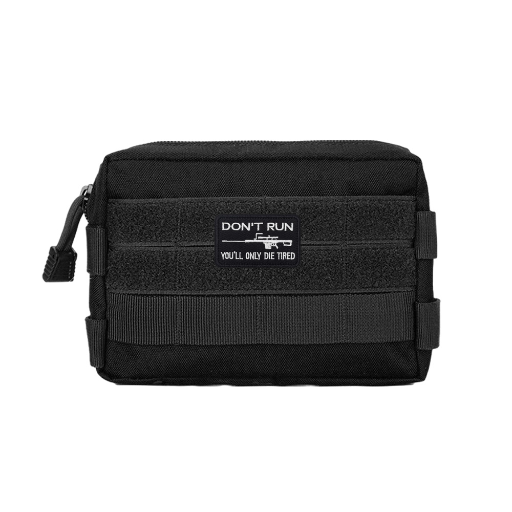 DON'T RUN Fun Meme Taktisches  – Patch Morale Tactical Military Hook Loop Bewertung und Preis