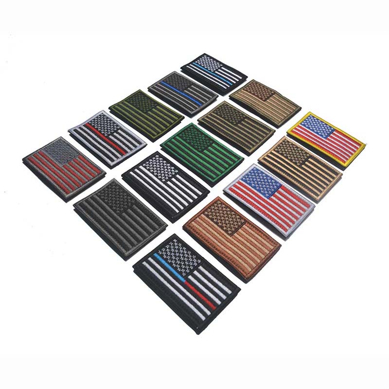 2 Stück/Set, USA-Flagge, Toten – Patch Morale Tactical Military Hook Loop Bewertung und Preis
