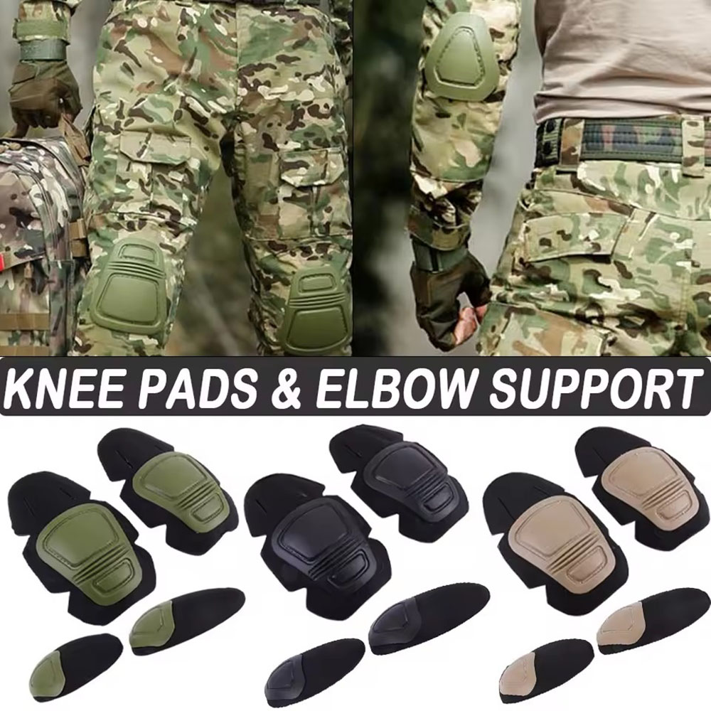 Taktisches Knie- und Ellbogens – Combat Knee Pads Elbow Pads Set Military Bewertung und Preis