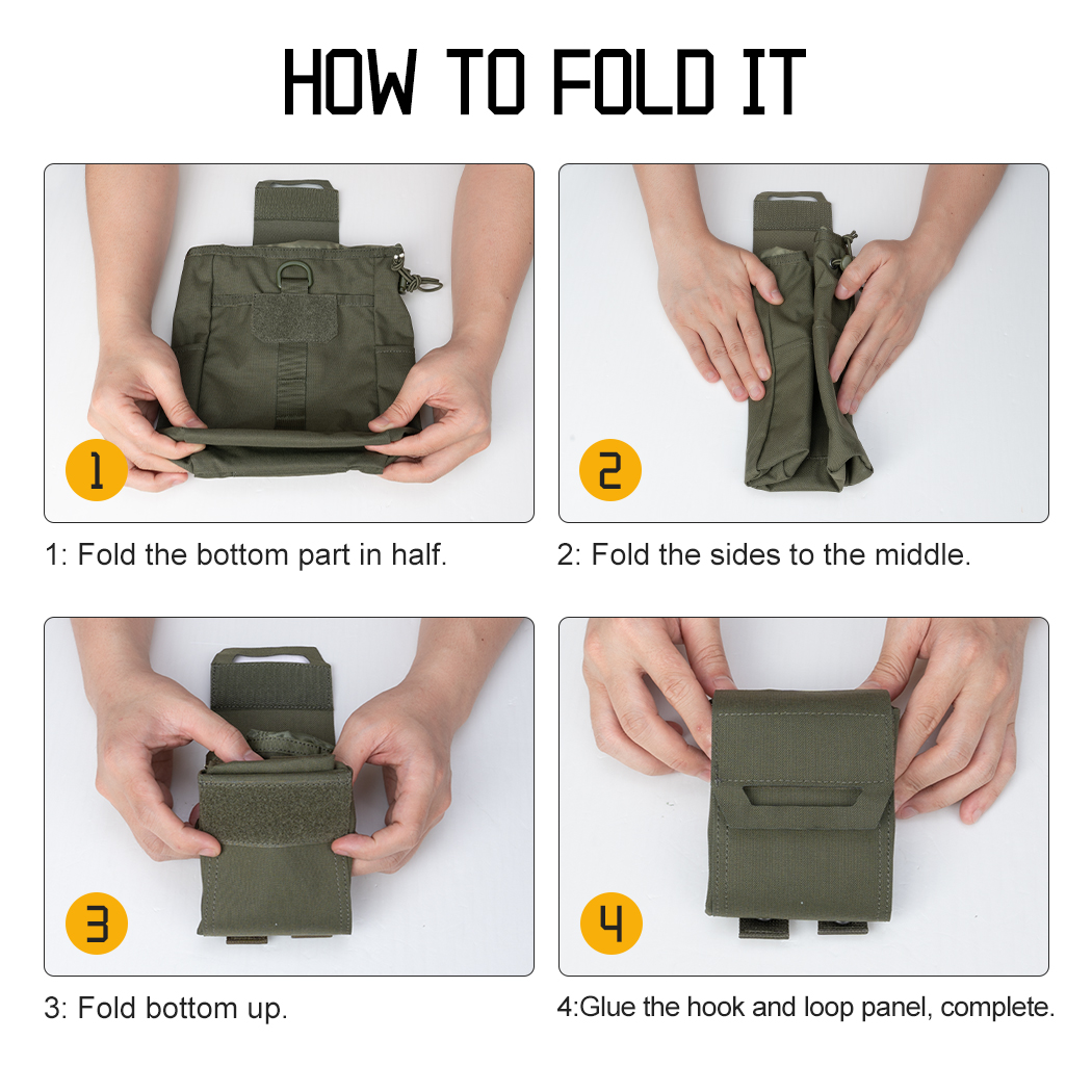 IDOGEAR Taktische Dump Pouch M – Tactical Dump Pouch Foldable Drop Bag Bewertung und Preis