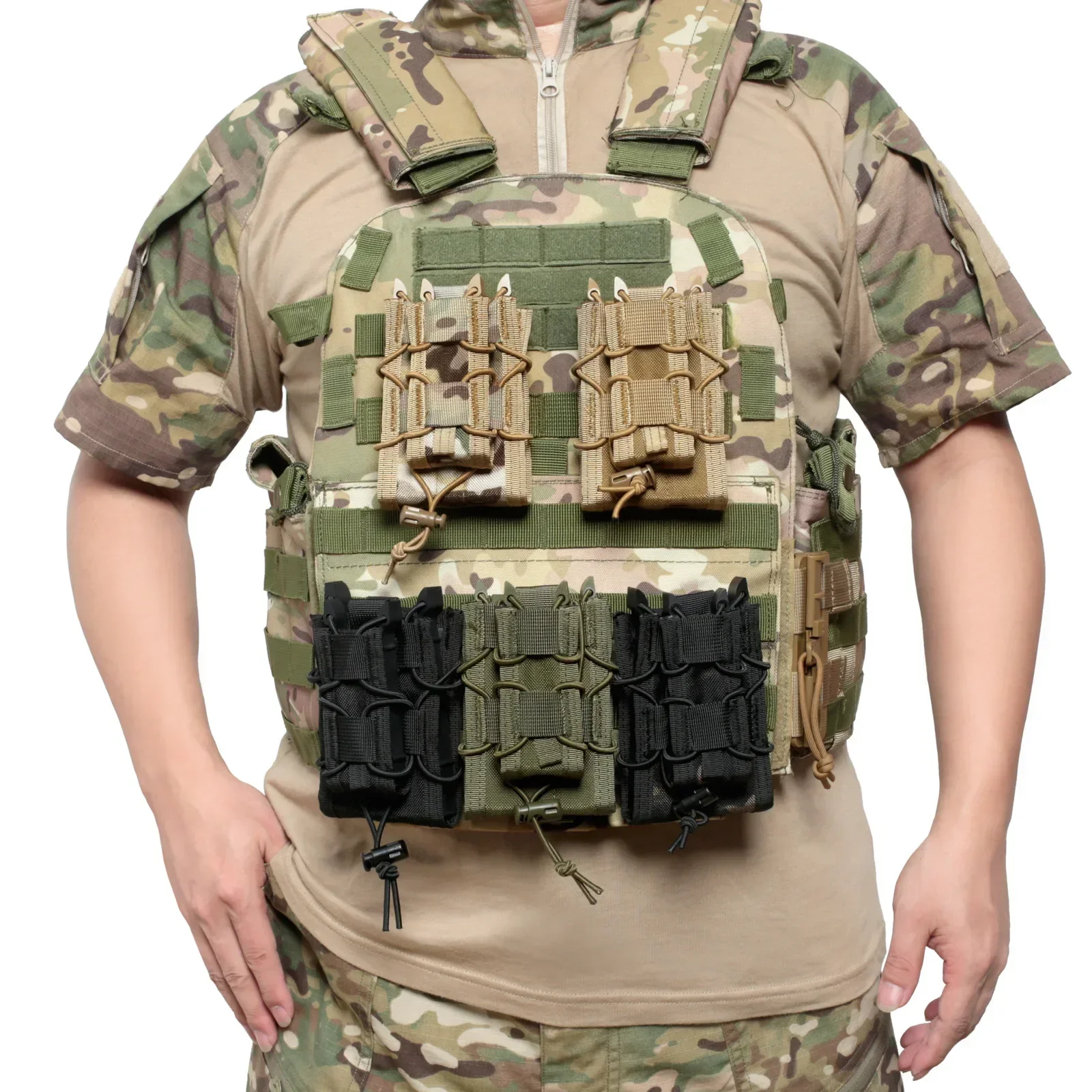 7Q 5.56 9mm Molle-Magazintasch – Molle Mag Pouch Double Magazine 5.56 9Mm Bewertung und Preis